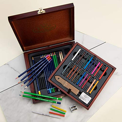 Royal & Langnickel Premier Drawing Pencil Art Set,49-Piece - WoodArtSupply