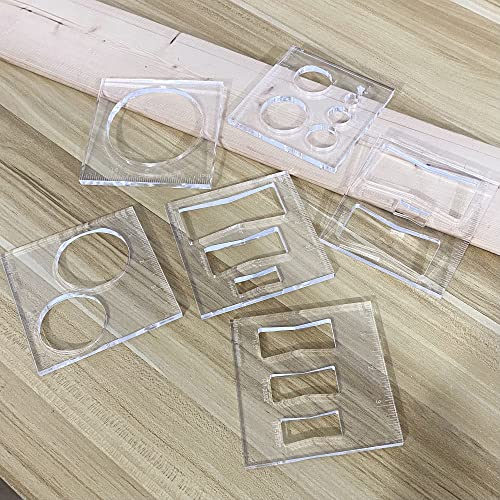 9 in 3 Butterfly Templates for Woodworking,Decorative and Router and Decorative (3 Pack Butterfly)… WIMNISV