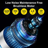 Woodskil 4.8A 3/4HP 8-Inch Bench Grinder, 3600rpm Table Grinder with Two Protective Eye Masks and Two Grinding Wheels Multipurpose Grinders for Woodskil