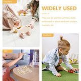 SEWACC 10pcs Unfinished Arrows Wood Pieces Wooden Shape Cutouts DIY Blank Wood Sign Arrows Cutout Embellishment for Wedding Birthday Party SEWACC