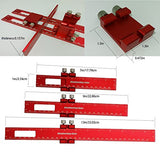 CNCZJM Precision Pocket Ruler, Exquisite Woodworking Ruler, Aluminum Alloy Ruler 3Pcs,7/9/13Inch,Woodworking Tools,Metal Rulers with Slide CNCZJM