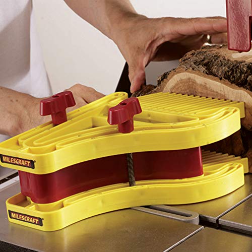 Milescraft 1407 D/T Feather Board – Universal Dual or Tandem Feather Boards for Woodworking on Table Saws, Router Tables and Band Saws Milescraft