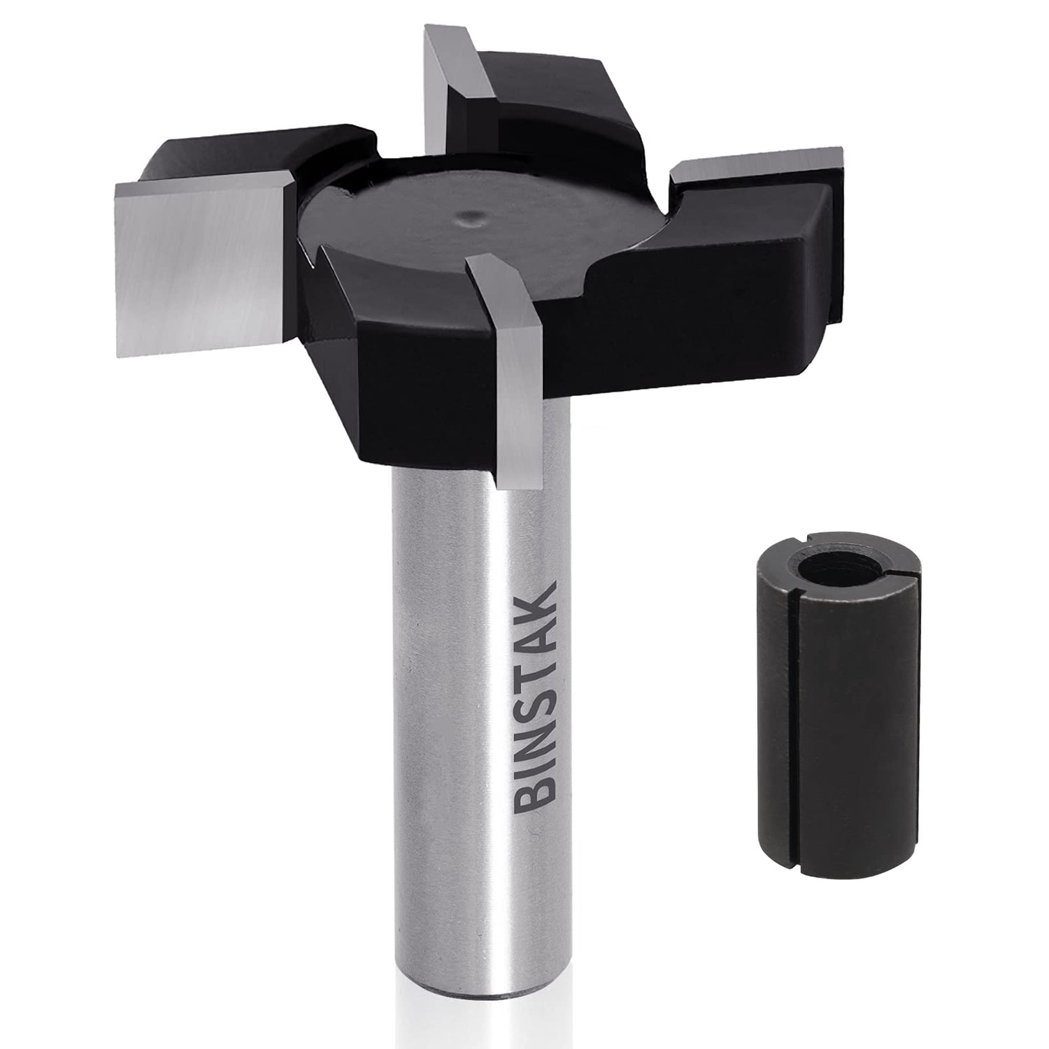 CNC Spoilboard Surfacing Router Bit 1/2" Shank, Slab Flattening Router Bit Carbide Planer Router Bits Wood Milling Cutter Planing Tool Woodworking BINSTAK