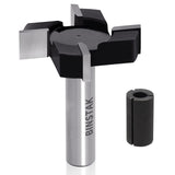 CNC Spoilboard Surfacing Router Bit 1/2" Shank, Slab Flattening Router Bit Carbide Planer Router Bits Wood Milling Cutter Planing Tool Woodworking BINSTAK