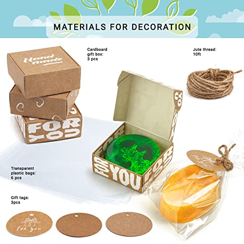  DIY Soap Making Kit, Soap Making Supplies with 3.3 lbs