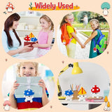 BWkoss Beginner Crochet Kit, Cute Mushroom Crochet Starter Kit for Adults Kids DIY Craft Complete Material Pack with Step-by-Step Instruction and BWkoss