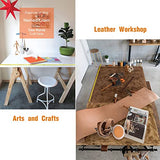 2 Pack Steel Self-Adhesive Measuring Tape, Imperial and Metric Scale Ruler Sticker, 44-Inch Left to Right Reading Tape Measure Sticker for Workbench, A.I.FORCE