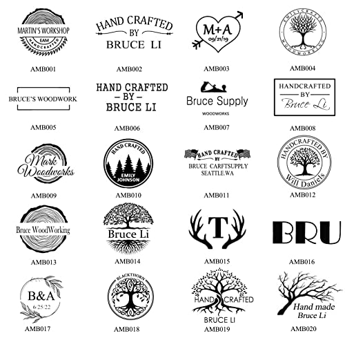 Custom Durable Branding Iron Stamp for Wood and Leather - Arokimi 1"x1" Arokimi