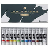 Turner acrylic gouache 12 color set school by Turner color Turner Colour Works