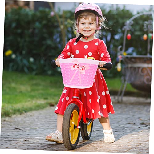 BESPORTBLE 4PCS Kid Scooter Girls Suit Kid Bike Basket Kids'+Bicycles Basket for Kids Bike Bike Basket Bike Tassels Bike Ring Horn Kids Bicycle BESPORTBLE