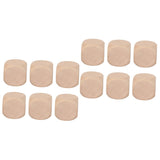 VILLCASE 12 Pcs Wood Blank Dice Unfinished Blocks DIY Wood Kids Block Toys Wood Block Blank Cubes Unfinished Wood Cubes Kids Toys Building Blocks for VILLCASE
