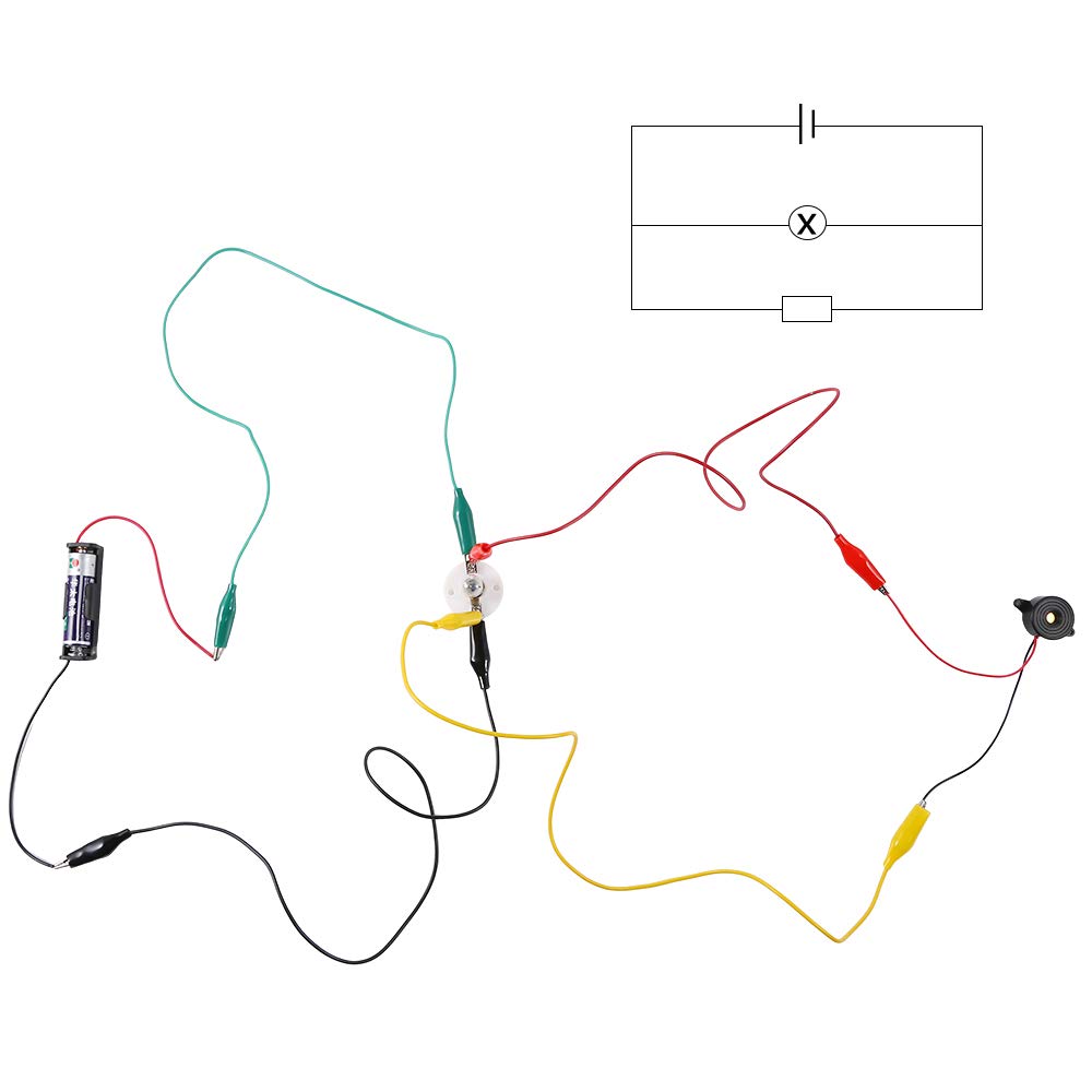 Sntieecr Electric Circuit Motor Kit, Educational Montessori Learning Kits for Kids DIY STEM Science Project - WoodArtSupply