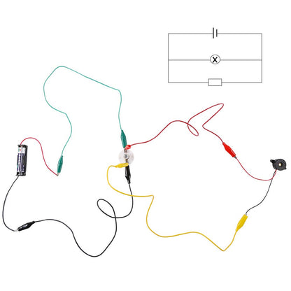 Sntieecr Electric Circuit Motor Kit, Educational Montessori Learning Kits for Kids DIY STEM Science Project - WoodArtSupply