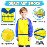 69 Pack Kids Paint Set, Shuttle Art Art Set for Kids with 30 Colors Acrylic Paint, Wood Easel, Canvas, Painting Pad, Brushes, Palette and Smock, Shuttle Art