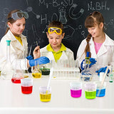 Coopay Plastic Graduated Cups Tools - 50 Pack 30ml/1oz Transparent Scale Measuring Cups, 50 Pack Wooden Stirring Sticks and 50 Pack 3ml Transfer Coopay