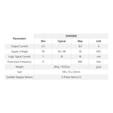 Cloudray 3-Phase Stepper Motor Driver 3DM580S 1.0-8.0A 18-50VDC for CNC Nema 17, 23, 24 and 34 Stepper Motor Cloudray