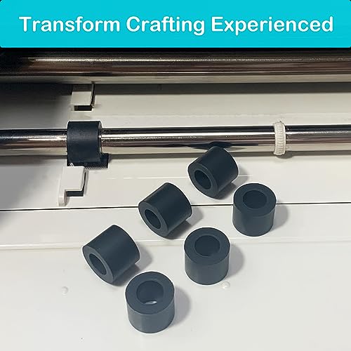 Rubber Roller Replacement Compatible with Cricut Maker/Maker 3, Mat Guide Rubbers for Cricut Repair Accessories… FEOXSHAL