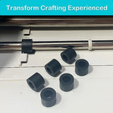 Rubber Roller Replacement Compatible with Cricut Maker/Maker 3, Mat Guide Rubbers for Cricut Repair Accessories… FEOXSHAL
