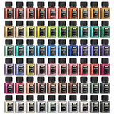 Arteza Mica Powder, Set of 60 Colors x 0.18 oz Jars, Craft Supplies for Paint, Epoxy Resin, Candle Making & DIY Crafts ARTEZA