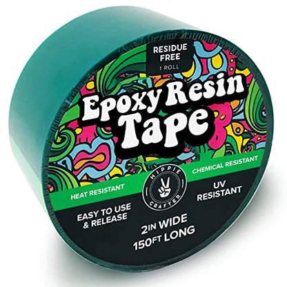 Resin Tape for Epoxy Resin Molding and Epoxy Mold Release for Epoxy Resin Thermal Adhesive Tape for Micro Pour Epoxy Resin Tape and Form with UV - WoodArtSupply