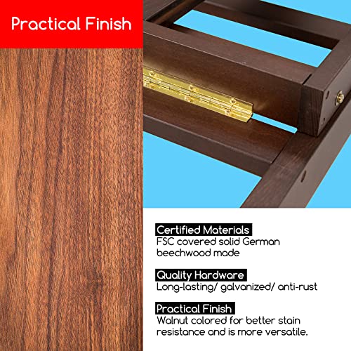 MEEDEN Art Painting Easel, Beech Wood Studio Easel 53" to 91" H, Holds Canvas Up to 78", Large Professional H-Frame Easel Stand with Storage Tray, MEEDEN