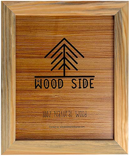 Rustic Wooden Poster Picture Frame 12x16 - Natural Solid Eco Distressed Wood for Wall Mounting Barnwood Photo Frame - WoodArtSupply