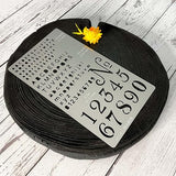 Aleks Melnyk No.422 Metal Stencil, Tiny Letters, Normografo, Pyrography, Wood Burning, 1 PC, Template, Engraving Wood and Patterns, Alphabet and Aleks Melnyk