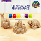 Made By Me Paint Your Own Sand Figurines by Horizon Group USA, Create Sand-Inspired Sculptures, Easy-to-Paint & Mess-Free Surfaces, Includes Acrylic Made By Me