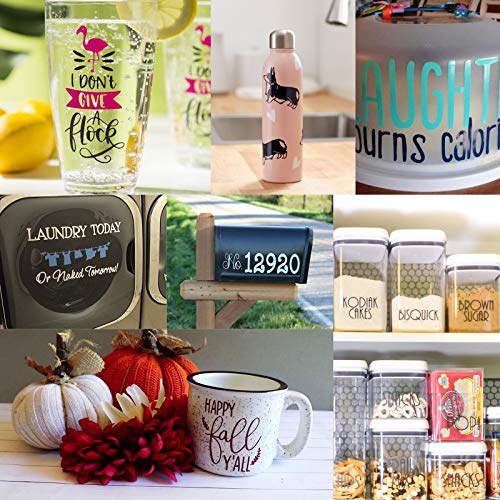 Lya Vinyl Permanent Vinyl Bundle, 25 Self Adhesive Vinyl Sheets + 5 Holographic Vinyl Sheets for Cricut, 12" x 12" Vinyl Bunble for Mug, Cup, Window, Lya Vinyl