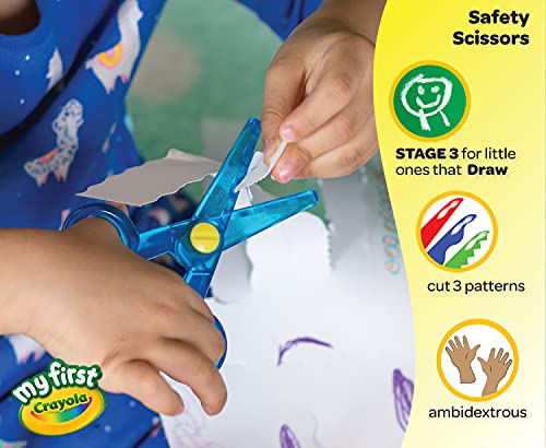 Crayola My First Safety Scissors, Toddler Art Supplies, 3ct - WoodArtSupply