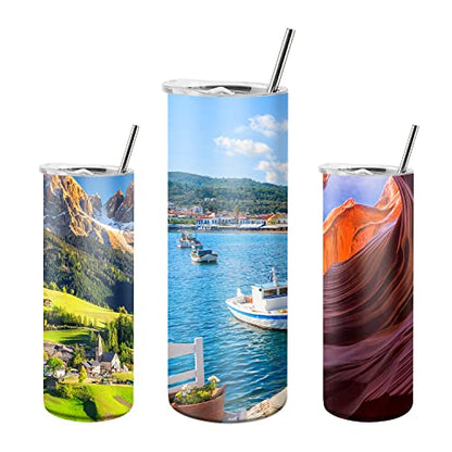 Sublimation Tumblers Silicone Bands Kit,Elastic Sublimation Blanks Ring Bands with Heat Resistant Gloves Tapes Press Parts Accessories for Cup Water