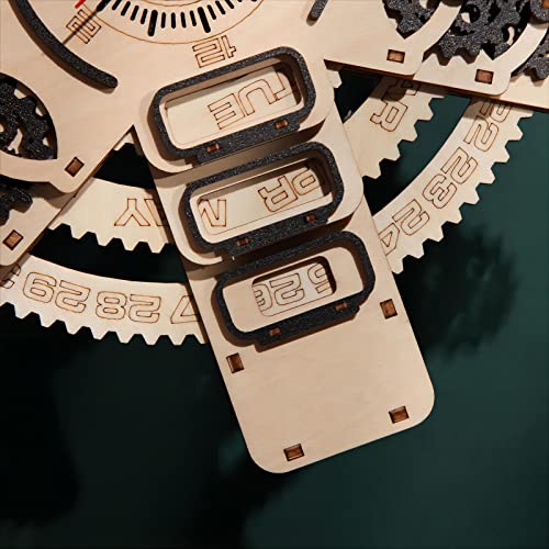 bennama 3D Wooden Puzzles Calendar Model Kits, Brainteaser and Puzzle for Christmas/Birthday,Gifts for Adults and Teens to Build Combination bennama