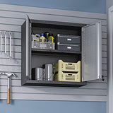 Manhattan Comfort Fortress Floating Garage Storage Cabinet, Black/Grey Manhattan Comfort