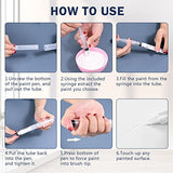 LANBEIDE Refillable Touch Up Paint Pens, 3Pcs Paint Brush Pens for Walls Repair, Furniture Repair Kit for Drywall, Wood Floors, Cabinets, Windows, LANBEIDE