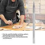 Hilitand Leather Scriber Pen, Stainless Steel Leather Scriber Positioning Pen Marking Tool DIY Crafts Tool for Leather Craft Projects Hilitand