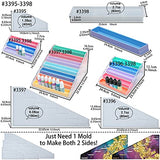 Display Organizer Rack Epoxy Resin Silicone Molds Set for Lipstick Makeup Nail Polish Pigment Jewelry FUNSHOWCASE