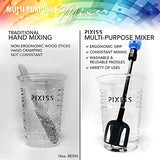 Pixiss Premium Handheld Resin Mixer, Handheld Rechargeable Epoxy Mixer, Epoxy Resin Mixer Pro Grade, Resin Stirrer for Resin, DIY Crafts Tumbler, Pixiss