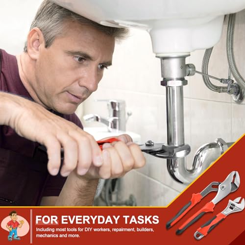 Sundpey Home Tool Kit 148-Pcs - Household Basic portable Hand Repair Tool Set with Case & Ratcheting Screwdriver & Hex Key & Pliers & Wrench & Sundpey