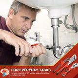 Sundpey Home Tool Kit 148-Pcs - Household Basic portable Hand Repair Tool Set with Case & Ratcheting Screwdriver & Hex Key & Pliers & Wrench & Sundpey