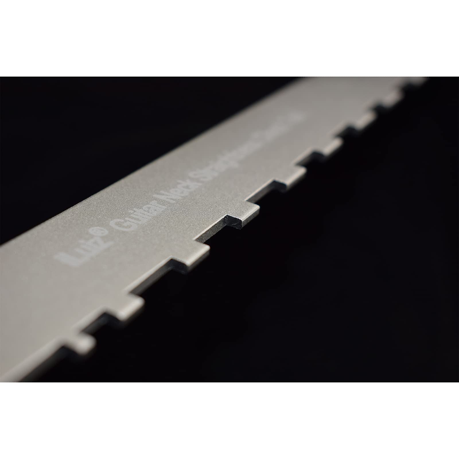 iLuiz Guitar Neck Notched Straight Edge Luthiers Tool for Gibson Fender and Most of Guitar Fretboard and Frets - WoodArtSupply