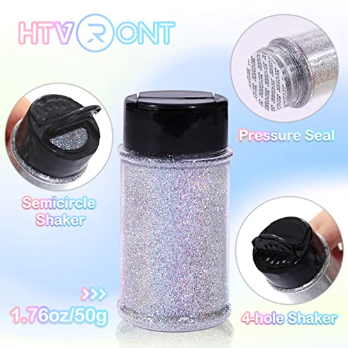 HTVRONT Holographic Chunky Glitter for Resin - 15 Colors Holographic Glitter  for Resin, 150g/5.3oz Craft Glitter Set, Chunky Glitter for Tumblers,  Craft, Body, Face, Nails