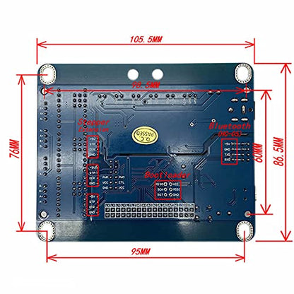 AOLDHYY Doesbot GRBL 1.1 A4988 Control Board CNC Controller Router CNC Engraving Machine Control Board 3018 3 Axis USB Control Laser Board Corexy - WoodArtSupply