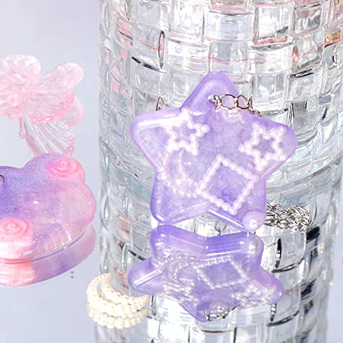 RESINWORLD 20-Cavity Sphere Molds for Resin + 16pcs Variety Geometric Pendant Silicone Molds with Hanging Hole ResinWorld