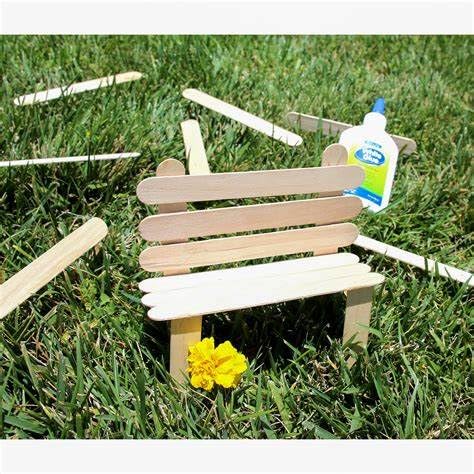 KTOJOY 50 Pcs Jumbo Wooden Craft Sticks Wooden Popsicle Craft Sticks Stick 6” Long x 3/4”Wide Treat Sticks Ice Pop Sticks for DIY Crafts，Home Art KTOJOY