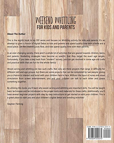 Weekend Whittling For Kids And Parents: Beginner Guide with 31 Easy Projects for Digital Detox & Family Bonding (DIY) Stephen Fleming