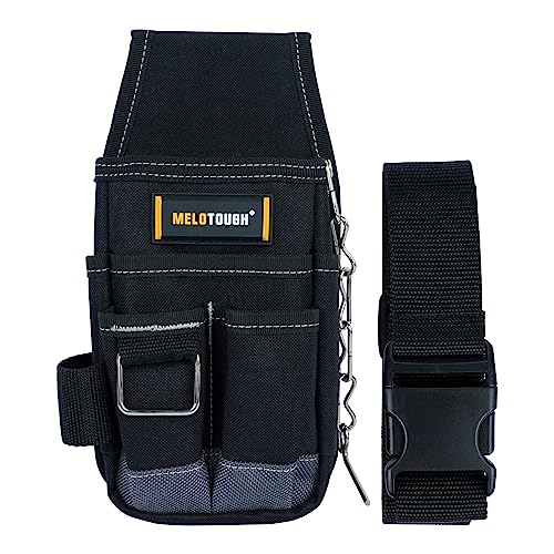 MELOTOUGH Pocket Tool Pouch Tool Belt Pouches with Belt Clip Utility Mini Tool Organizer Pouch for Electrician,Carpenter,Construction,Technician MELOTOUGH