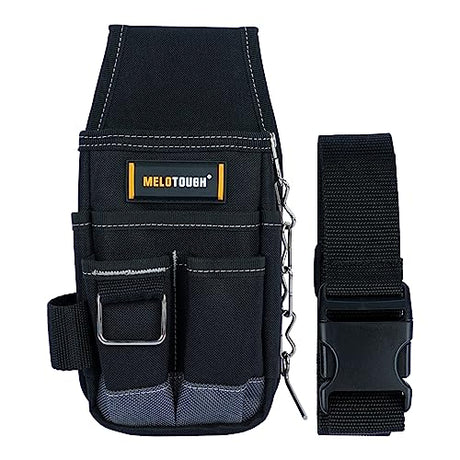 MELOTOUGH Pocket Tool Pouch Tool Belt Pouches with Belt Clip Utility Mini Tool Organizer Pouch for Electrician,Carpenter,Construction,Technician MELOTOUGH