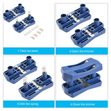 Edge Banding Trimmer Machine Kit, Edge Band Cutter Manual Trimming Woodworking Tool for Bend Melamine Board, Veneer, Plastic, PVC Hilitand