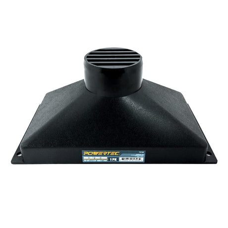 POWERTEC 70169 Mini Gulp Dust Hood Collector with 4" ID Port - ABS Plastic Fitting for Woodworking Dust Collection Hose POWERTEC
