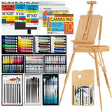 MEEDEN 149PCS Art Supplies with French Easel, All-in-one Painting Set for Artists MEEDEN